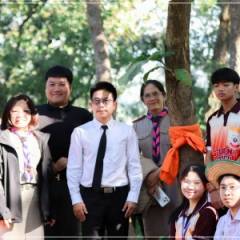 เข้าร่วมกิจกรรมบวชป่าคณะสงฆ์ตำบลงิม